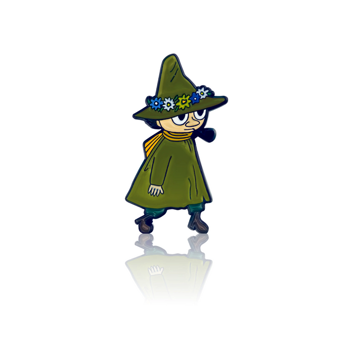 Snufkin with a pipe