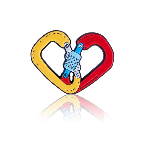 BASICS⭐︎HEART CARABINER Perfect Accessory Gift, Aluminum Heart Carabiner Hook Cli