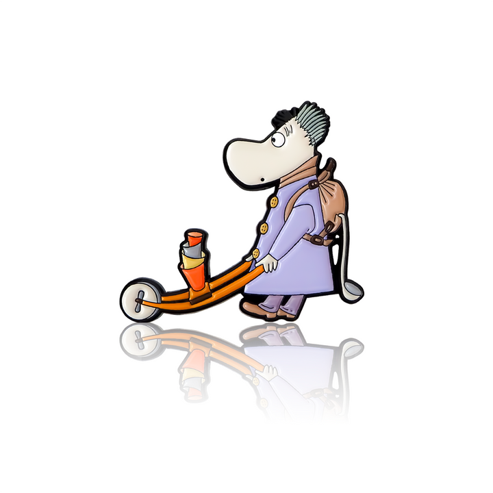 Hemulen with a wheelbarrow