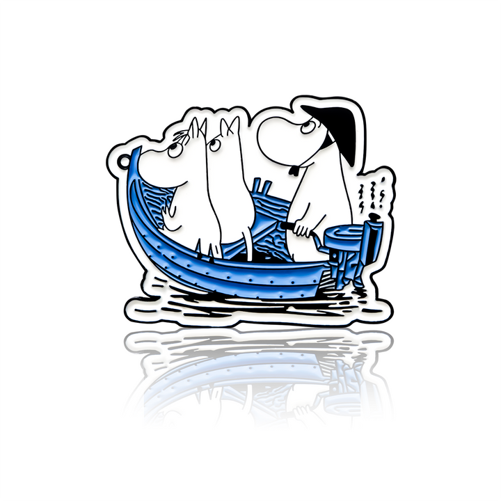 Moomins on a boat