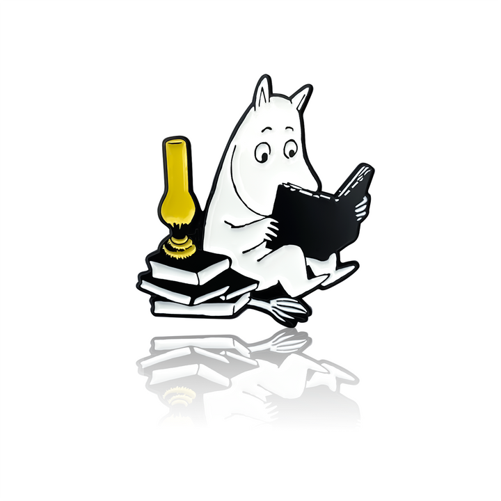 Moomin with books