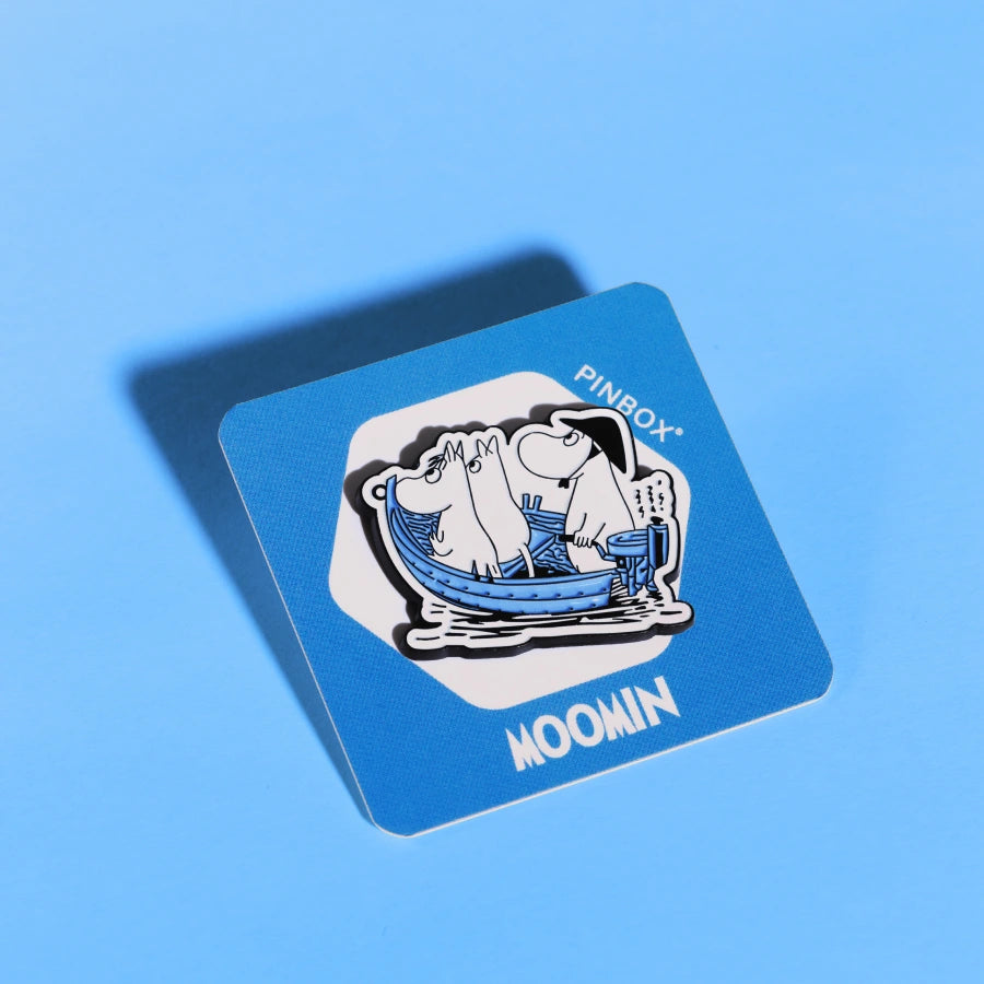 Moomins on a boat